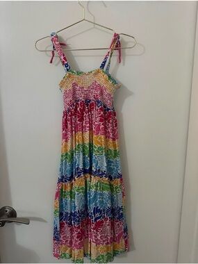 Vince Camuto Tropical Floral Maxi Dress Girls Size 7